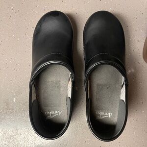 Dansko Classic Black Slip-On Clogs